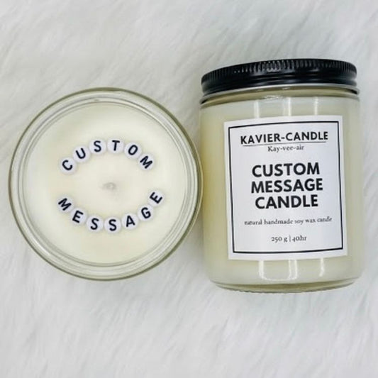 Secret Message Candle