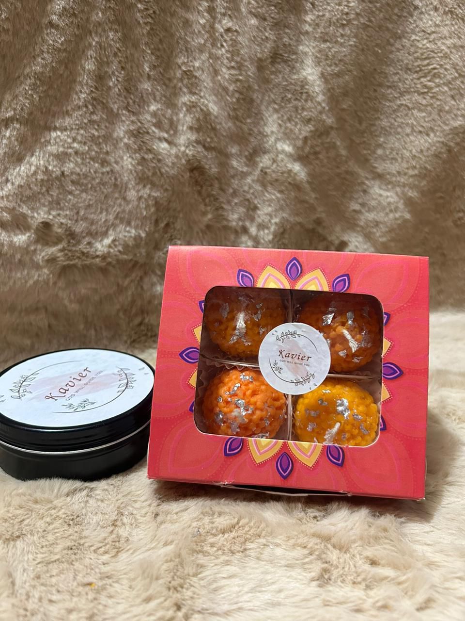 Laddu Candle — Sweet nostalgia in a flame.