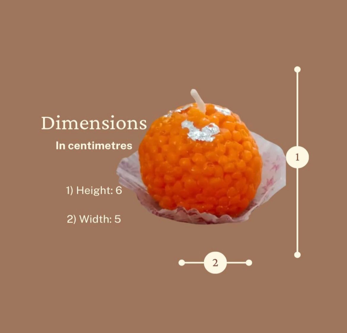 Laddu Candle — Sweet nostalgia in a flame.